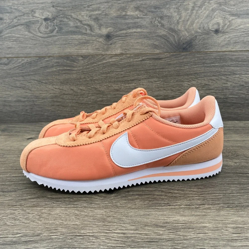 Nike Cortez Kids Sneakers Light White Peach‎ IF1615-800 Youth 6Y